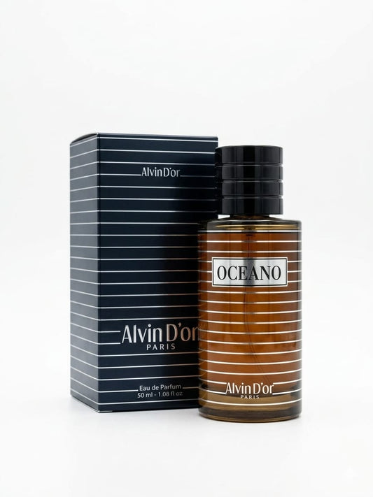 Alvin D’or Oceano Eau De Parfum 100ml for Men – Fresh Aquatic Woody Fragrance